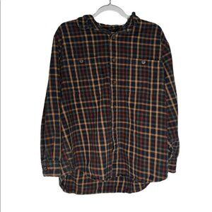 Duluth Free Swinging Flannel Shirt Red Blue Brown